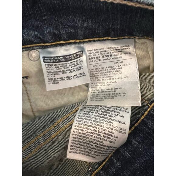 Levi's 550 Relaxed Fit Jeans Mens Blue Denim Pants - Picture 5 of 8